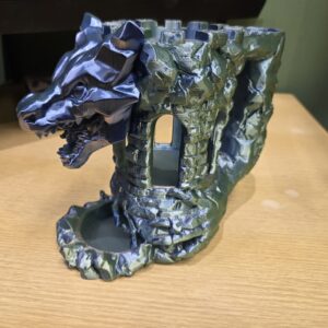 Blue Can Holder Dice Tower