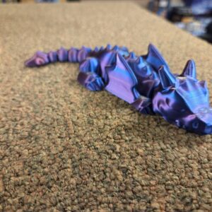 Purple 8 inch Dragon